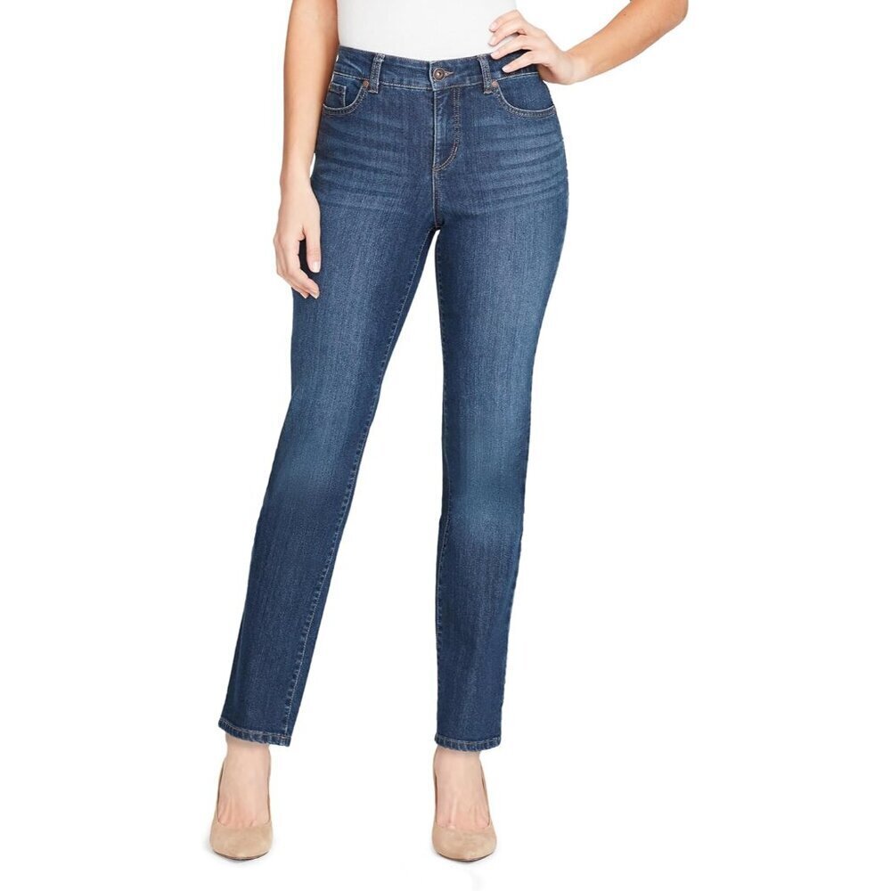 Womens High Rise Jean 72% Cotton 26% Polyester 2% Spandex Straight Leg